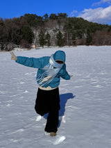 Blue Bear Hooded Padding (4 Colors)