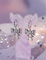 [IZNA Coco Piercing] Melting Ribbon Huggies Piercing - Silver Color