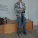 Awesome Sand Semi Bootcut Denim Pants (7color)