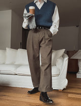 Koby two-tuck chino pants