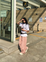 クレヨンキッシュレタリング半袖Tシャツ (2c)
