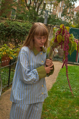 Sky Green Stripe Shirt