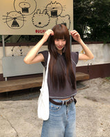 [ORIGINAL] AMI Raglan Short-Sleeve Hoodie T-Shirt
