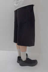 BPT Stitch Bermuda Pants Black