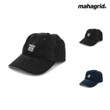VINTAGE WASHED SLASH LOGO BALL CAP_NAVY