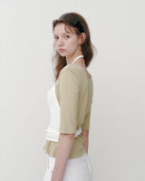 [MADE/6colors] WANT MILLED COTTON FOUR-SLEEVE T-SHIRT