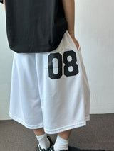 Ari Number Patch Bermuda Shorts 4color