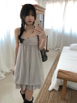 Eve Shirring Mini Dress (3 colors)