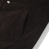 Corduroy bomber jacket / Brown