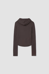 Comfort Slim Hoody / Brown