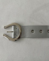 Punching Big Buckle Wide Belt