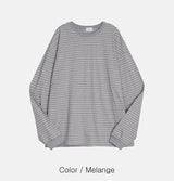 No.1196 MS stripe loose T (3color)