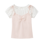 Seren Soft Contrast Layered Top