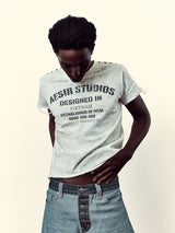 UNISEX -  RIFTOR - ディストレスベビーT