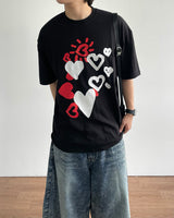 ラブプリントショートスリーブTシャツ