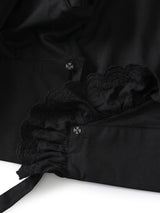 ロージーラップブラウス(Black)