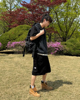 Rio Denim Anorak Vest(Light Blue)