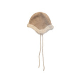 Furry Knit Trooper Hat (beige)