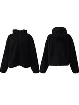[unisex] シェルパフーディーフリースジップアップ (2color)