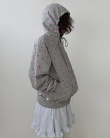 Blooming Hoddie Zip Up