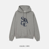 Denim stage fleece hoodie