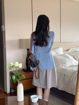 Two-way string cardigan(4color)