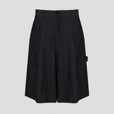 Rudd Pin Stripe Bermuda Denim Pants