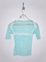 [香] Floral Lace Sleeveless & Bolero SET (Mint)