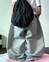 STRING. KOREAN 🖤 DURABLE VER. 2 BALLOON LONG PANTS 🤍🩶 - 3 COLORS