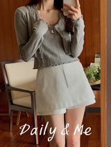 mini skirt pants(2color)