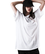 NO.122 BAR CODE T-SHIRT WHITE