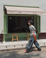 バタープリントショートスリーブTシャツ