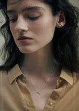 [925 silver] Deux.silver.162 / コトハートピアス