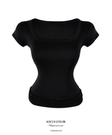 Basic Slim Square Tee (4color)