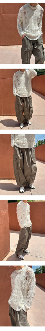 [S/S] Multi cargo nylon pants (3color)