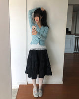 Duhi Twist Button Cardigan