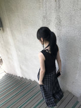 ローミースリットラインスリーブレス