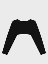 Cotton Cropped Top_Black