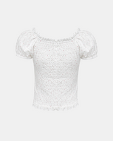 Soel Shirring Line Puff Blouse