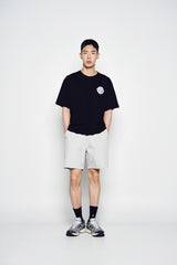 25SS ADLV SATURN LOGO SHORT SLEEVE T-SHIRT BLACK
