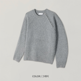 スキューダイアゴナルジッパーニット – M / L (6 Colors)