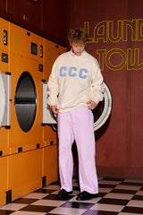 CCC スカイブルーパッチスウェット／アイボリー [Unisex]