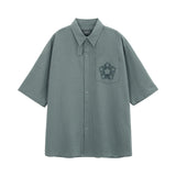 [24SS LSD COLLECTION] Cotton Seersucker Short-sleeve Shirt_Khaki