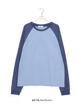 [unisex] クローブ オーバーフィット ラグラン ロングスリーブ Tシャツ