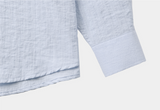 Look Diffacy Wrinkle Texture Summer Oversized Rayon Shirt