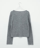 Genoc V-Neck Slim Fit Color Cardigan