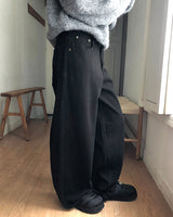 メアバックスリットワイドパンツ