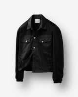 Duron Nylon Knit Trucker Jacket