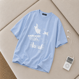 ブラック キャット ボクシー ショートスリーブ Tシャツ (3 colors)