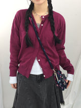 Vivid Hidden Burton Knit Cardigan
